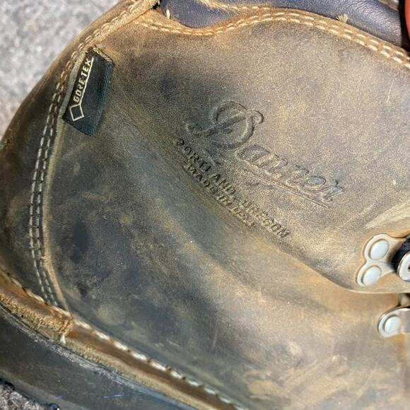 Danner Mountain Pass Brown Leather Waterprrof Gore Tex Hiking Boots Men 12